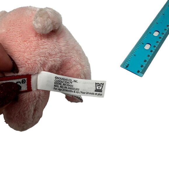 BUTTONS Plush PINK PIG Stuffed Animal Douglas Cuddle Toys 1521 Corkscrew Tail - Picture 9 of 11